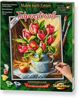 Schipper Malen nach Zahlen "Meisterklasse Premium - Tulpenstrau&szlig;" Made in Germany