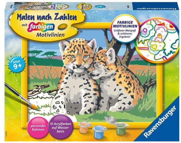 Ravensburger Malen nach Zahlen Kleine Leoparden (5792)