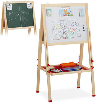 Relaxdays Doppelseitige Standtafel für Kinder Relaxdays Doppelseitige Standtafel für Kinder