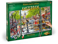 Schipper Malen nach Zahlen "Meisterklasse Triptychon - Amsterdam" Made in Germany