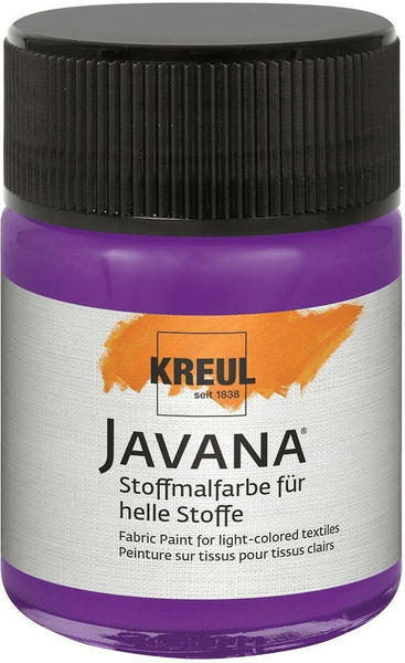 C. Kreul Javana Stoffmalfarbe für helle Stoffe 50ml Violett