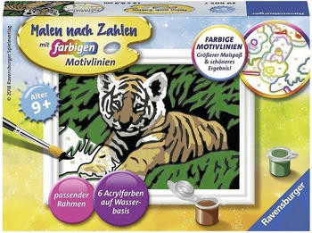 Ravensburger Malen nach Zahlen Süßer Tiger