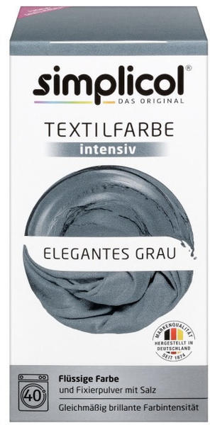 Simplicol Textilfarbe intensiv Elegantes Grau