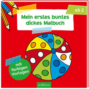 Ars Edition Mein erstes buntes dickes Malbuch