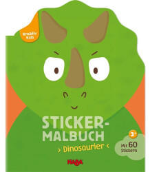 HABA Kreativ Kids Sticker-Malbuch Dinosaurier