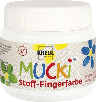C. Kreul Mucki Stoff-Fingerfarbe, weiß, 150 ml