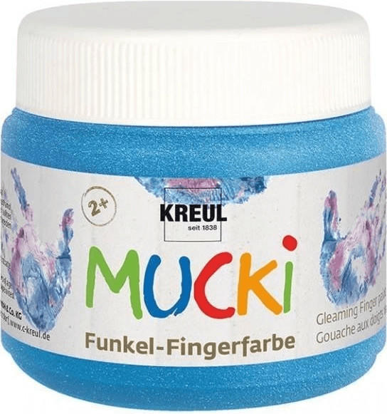 C. Kreul Funkel-Fingerfarbe Mucki 150ml blau