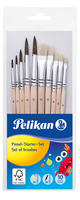 Pelikan 10er-Set: Pinsel "Starter Set" in Natur