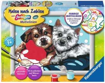 Ravensburger Malen nach Zahlen - Hundefreundschaft