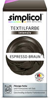 HEITMANN 1816, HEITMANN simplicol Textilfarbe intensiv Espresso Braun,...