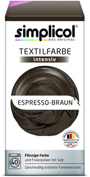 Simplicol Textilfarbe intensiv Espresso-Braun