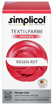Simplicol Textilfarbe intensiv Rosen-Rot