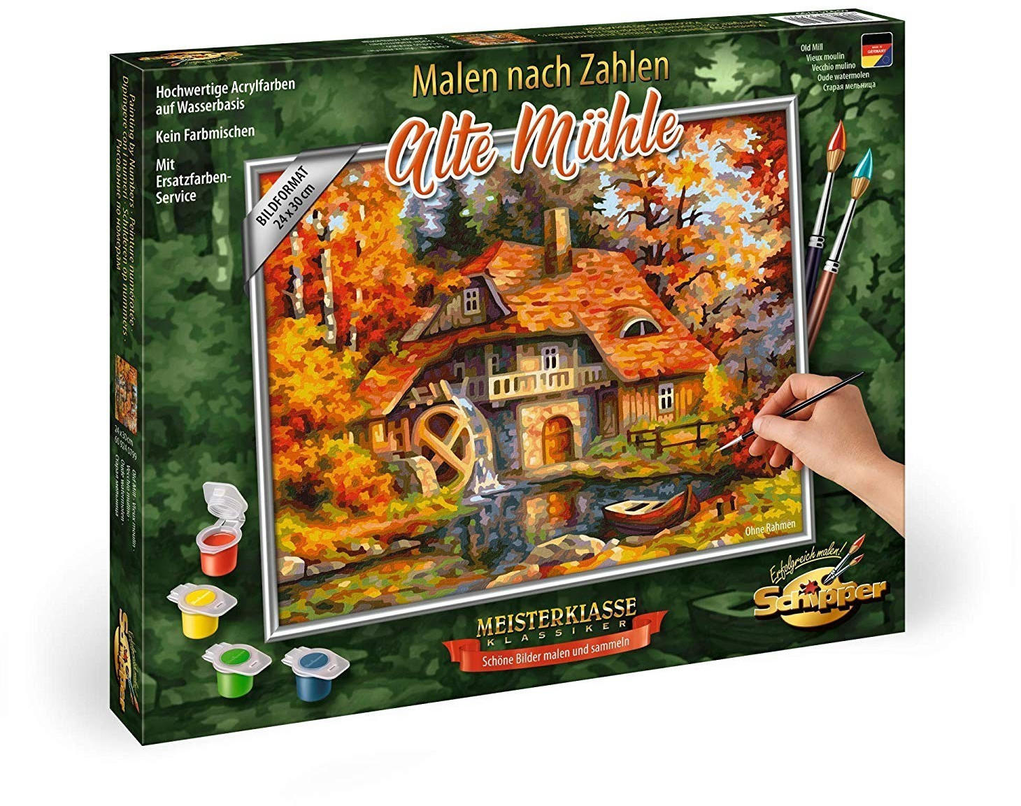 Schipper Malen nach Zahlen Alte Mühle 24 x 30 cm Test TOP Angebote ab