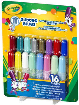 Crayola 16 auswaschbare Glitzerkleber-Ministifte