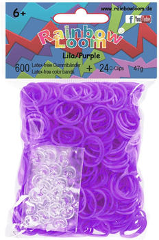 Rainbow Loom Gummibänder 600 Stück lila