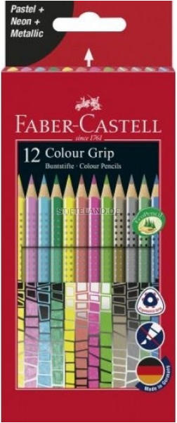 Faber-Castell Colour Grip Dreikant-Buntstifte Sonderfarbset