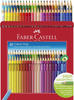 Faber-Castell Buntstifte Colour Grip 2001, 112449, farbig sortiert, 48 Stück,