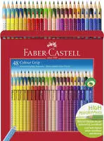 Faber-Castell 112449, Faber-Castell Dreikant-Buntstifte Colour GRIP, 48er...