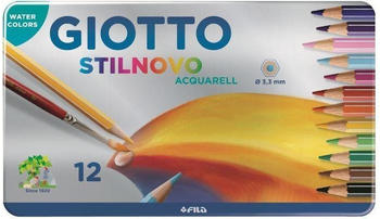 Giotto Stilnovo Acquarell 12 colours (256200)