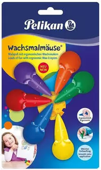 Pelikan Wachsmalmäuse 6er 803328
