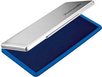 Pelikan 331124, Pelikan Stempelkissen 9 x 16 cm Blau, Metallic-Geh&auml;use