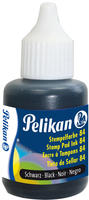 Pelikan Stempelfarbe wasserfest 30 ml Schwarz mit Pinsel