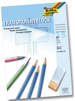 Folia Transparentpapier Block A3 25 Blatt