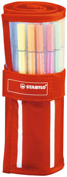STABILO Pen 68 Filzstift 30er Rollset 30 Farben