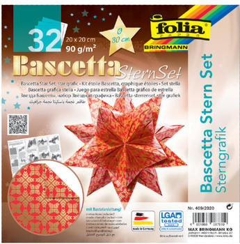 Folia Bascetta Sternset Sterngrafik 20x20cm (409/2020)