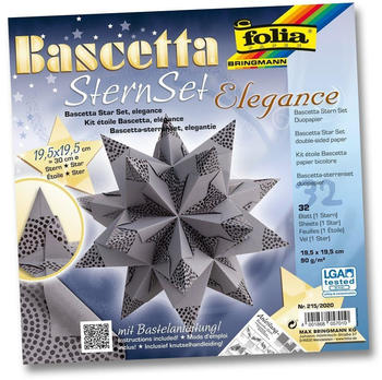 Folia Bascetta SternSet Elegance 19,5x19,5cm anthrazit (215/2020)
