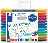 Staedtler 3004 TB12, Staedtler Double-ended brush pens 12 pcs