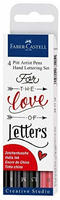 FABER-CASTELL Pitt Artist Pen Handlettering-Set farbsortiert, 1 St.