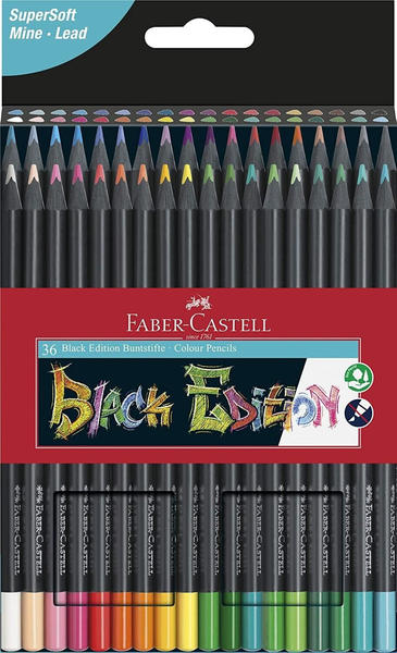 Faber-Castell Black Edition Bunstifte 36er (116436)