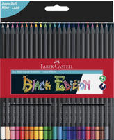 Faber-Castell 116424, Faber-Castell Farbstifte 24ST Black Edition sort.