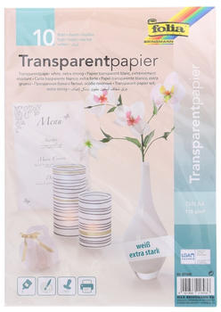 Folia Transparentpapier A4 115 g/m² 10 Blatt weiß