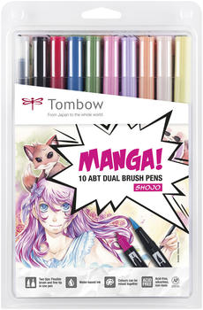 Tombow ABT Manga Shojo Brush-Pen Set