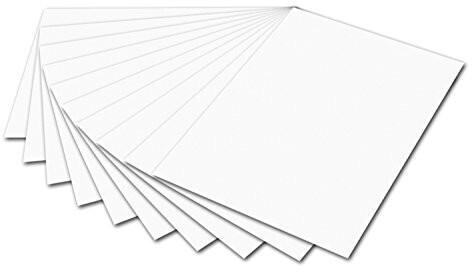 Folia Fotokarton 50x70cm 300g/m² 10 Bogen weiß