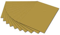 folia Fotokarton, (B)500 x (H)700 mm, 300 g/qm, gold