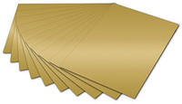 folia Fotokarton, (B)500 x (H)700 mm, 300 g/qm, gold