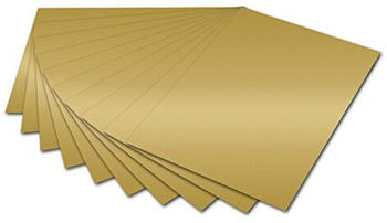 Folia Fotokarton 50x70cm 300g/m&sup2; 10 Bogen gl&auml;nzend gold