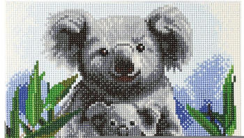 Craft Buddy Crystal Art Kit 30x30cm Holzrahmen - Koalas