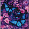 Craft Buddy CAK-AM1 - Blue Violet Butterflies, 30x30cm Crystal Art Kit, Diamond
