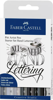 Faber-Castell Faber-Castell Pitt Artist Pen Starter Set 8tlg