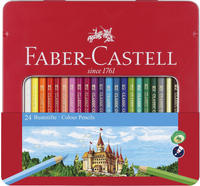 Faber-Castell Buntstift hexagonal 24er-Metalletui