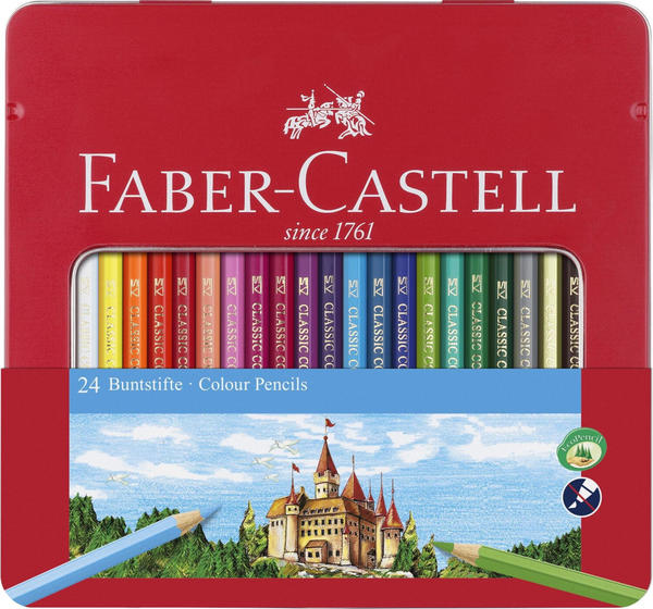 Faber-Castell Classic Colour Buntstift 24er Metalletui