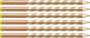 STABILO EASYcolors Ergonomischer Buntstift für Linkshänder 6er Pack apricot