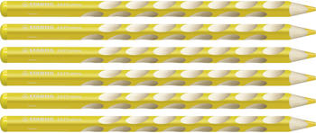 STABILO EASYcolors Ergonomischer Buntstift für Linkshänder 6er Pack gelb