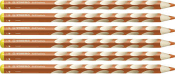 STABILO EASYcolors Ergonomischer Buntstift für Linkshänder 6er Pack orange