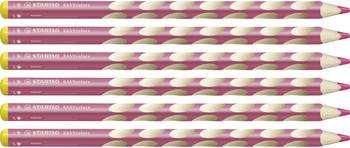 STABILO EASYcolors Ergonomischer Buntstift für Linkshänder 6er Pack rosa