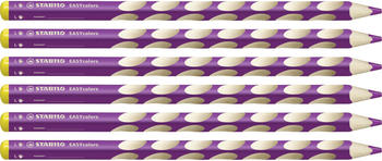 STABILO EASYcolors Ergonomischer Buntstift für Linkshänder 6er Pack rotviolett